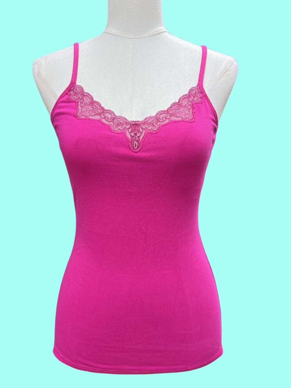 Y2K Express Lace Trim Cami